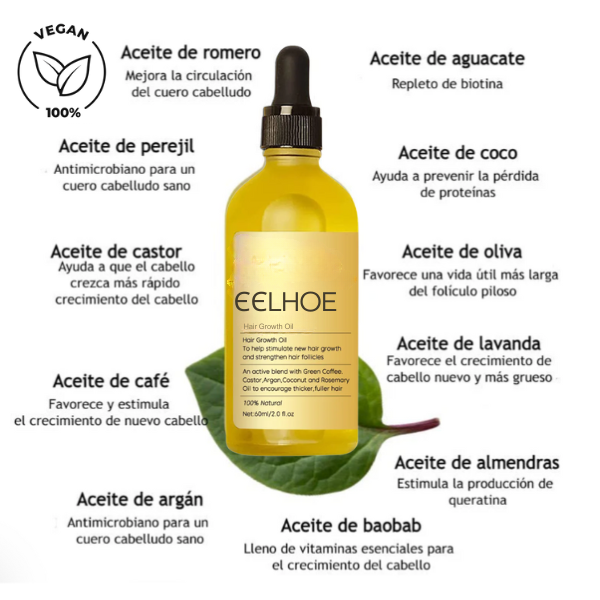 Aceite Milagroso para Cabello Fuerte