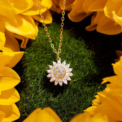 Collar de Girasol Brillante